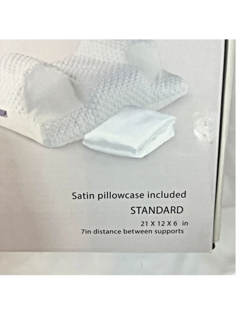 YourFacePillow Anti Aging Beauty Back Sleeper Pillow+Satin Cooling Pillowcase
